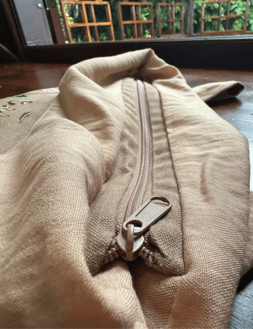 TÚI LINEN THÊU THƯ PHÁP