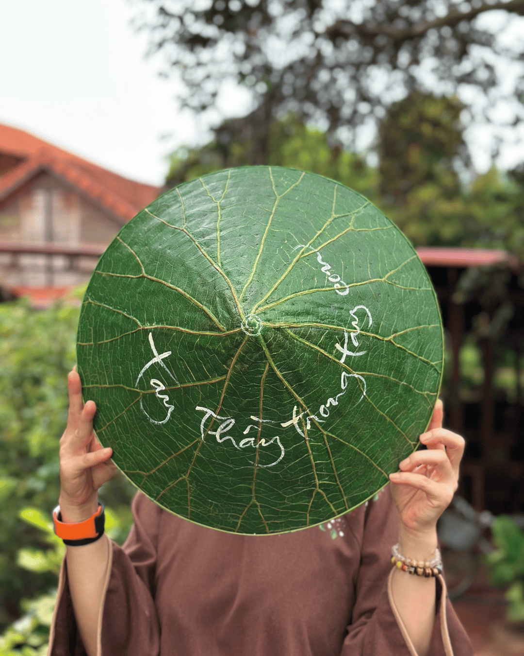 NÓN LÁ SEN VẼ TAY THỦ CÔNG