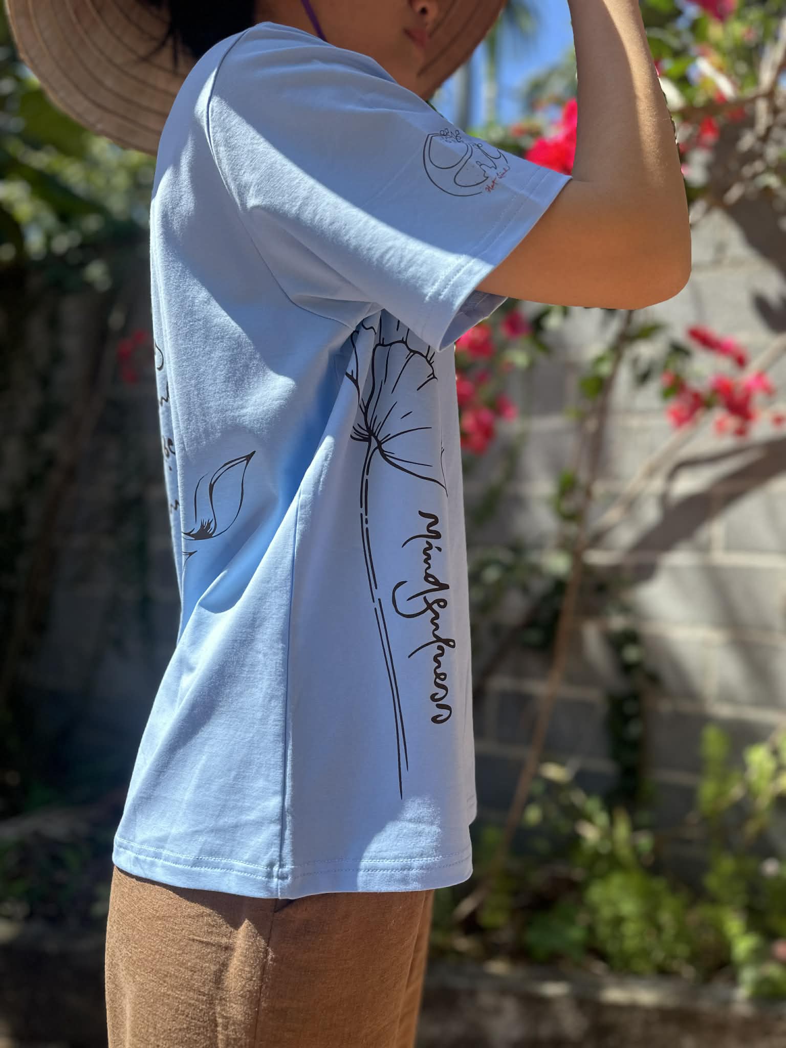 ÁO THUN FORM RỘNG IN THƯ PHÁP