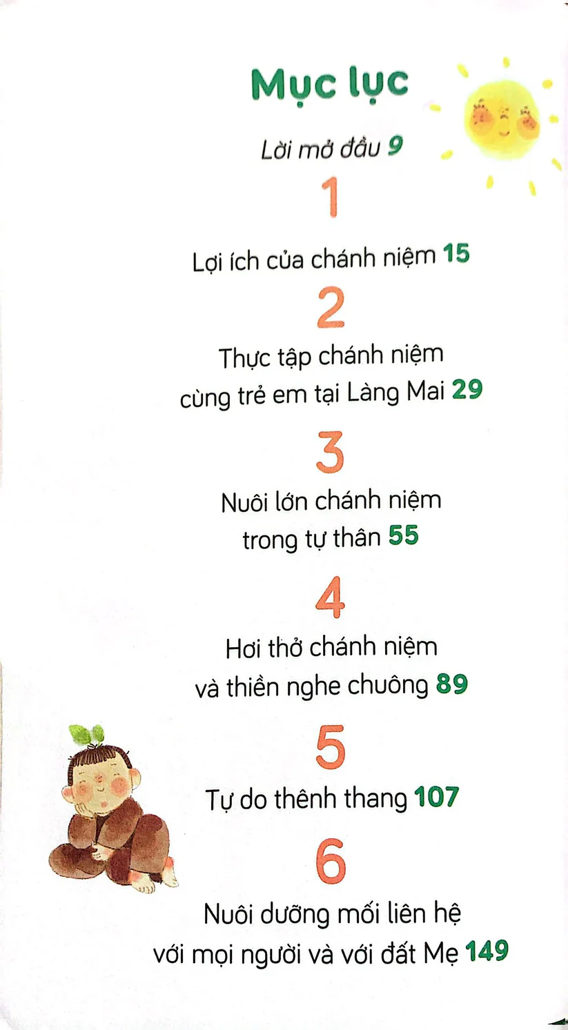 Trồng Một Nụ Cười - Cùng Trẻ Thực Hành Chánh Niệm (Bản màu)