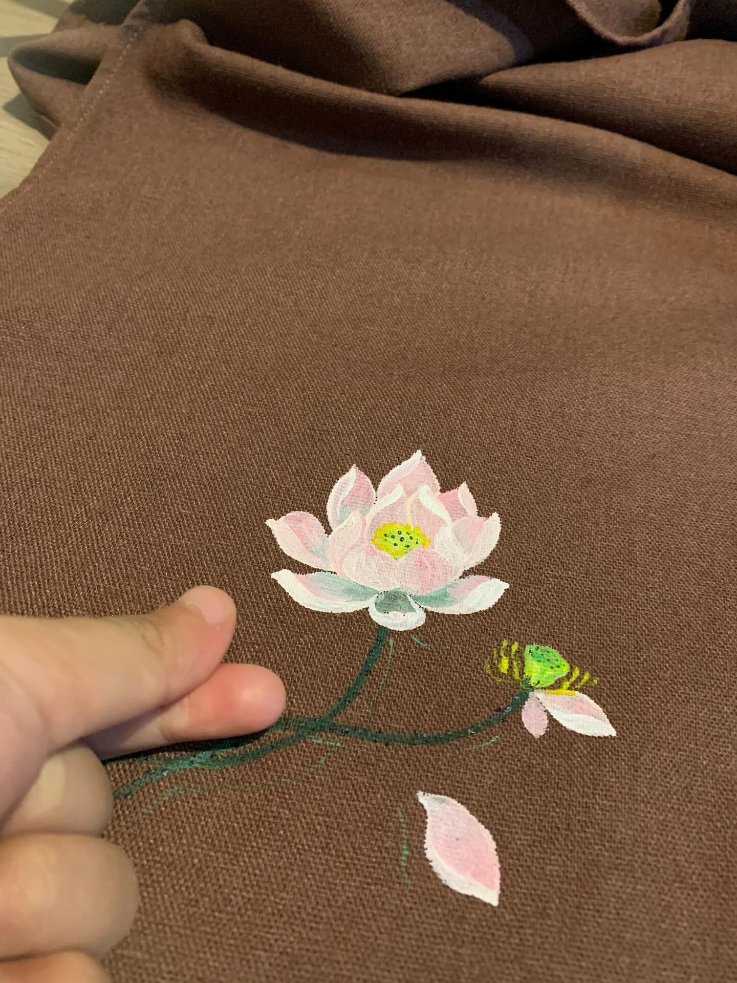 BỘ ÁO DÀI NẺO VỀ CỦA Ý - VẼ TAY THỦ CÔNG