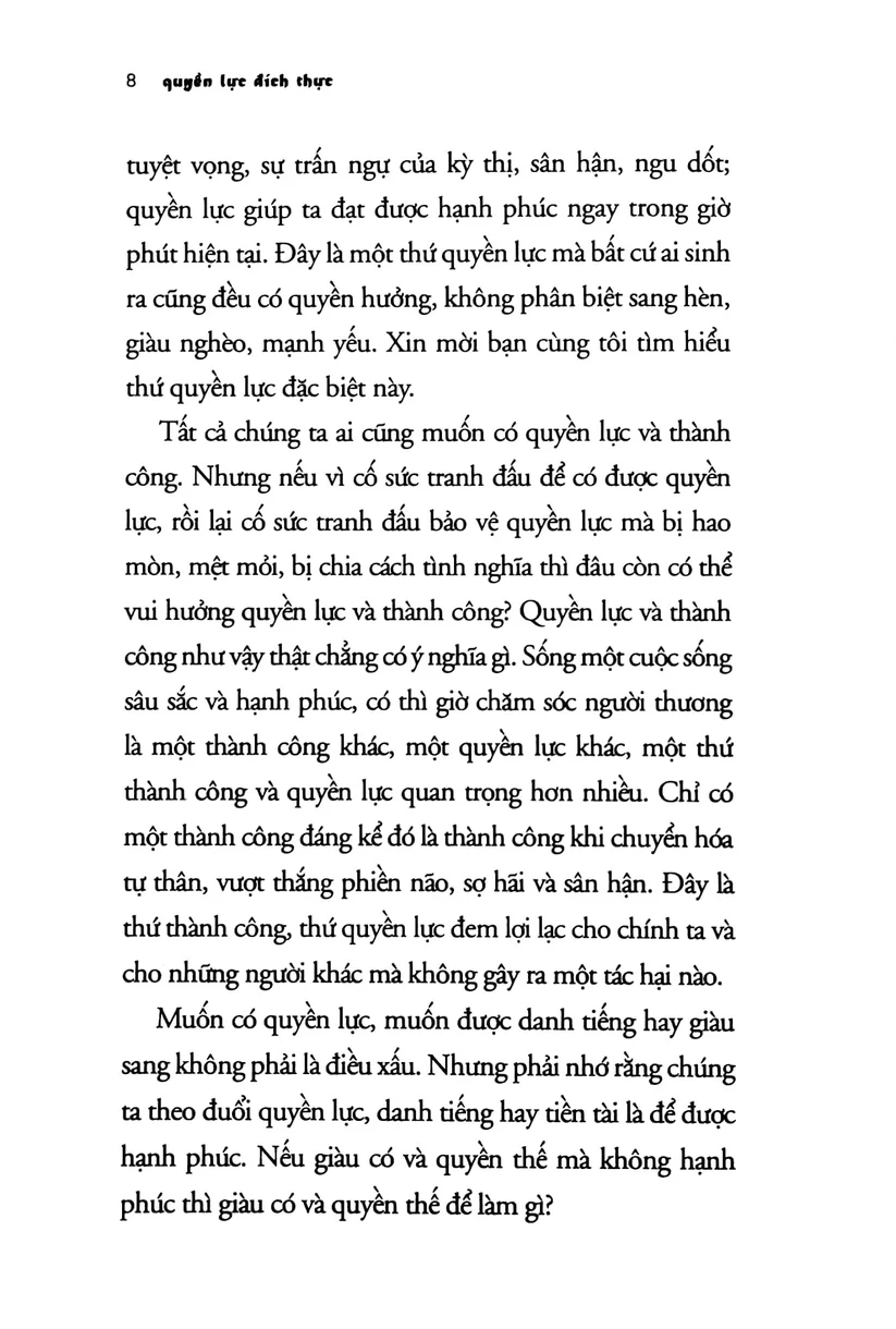 Quyền Lực Đích Thực (Tái bản lần 12)