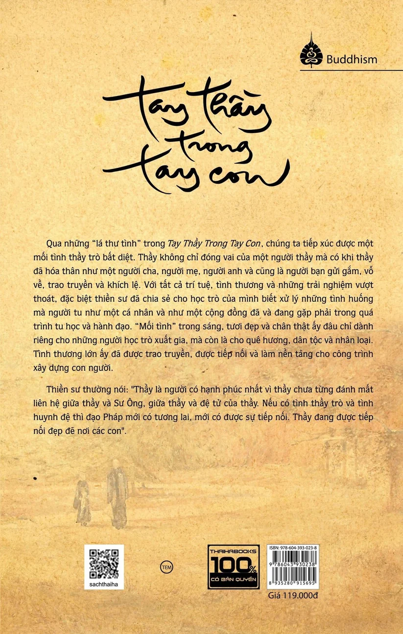 Tay thầy trong tay con