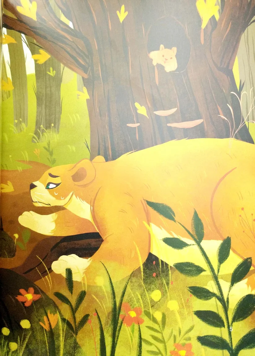 Mẹ Con Sư Tử - Bìa Cứng, Sách Màu