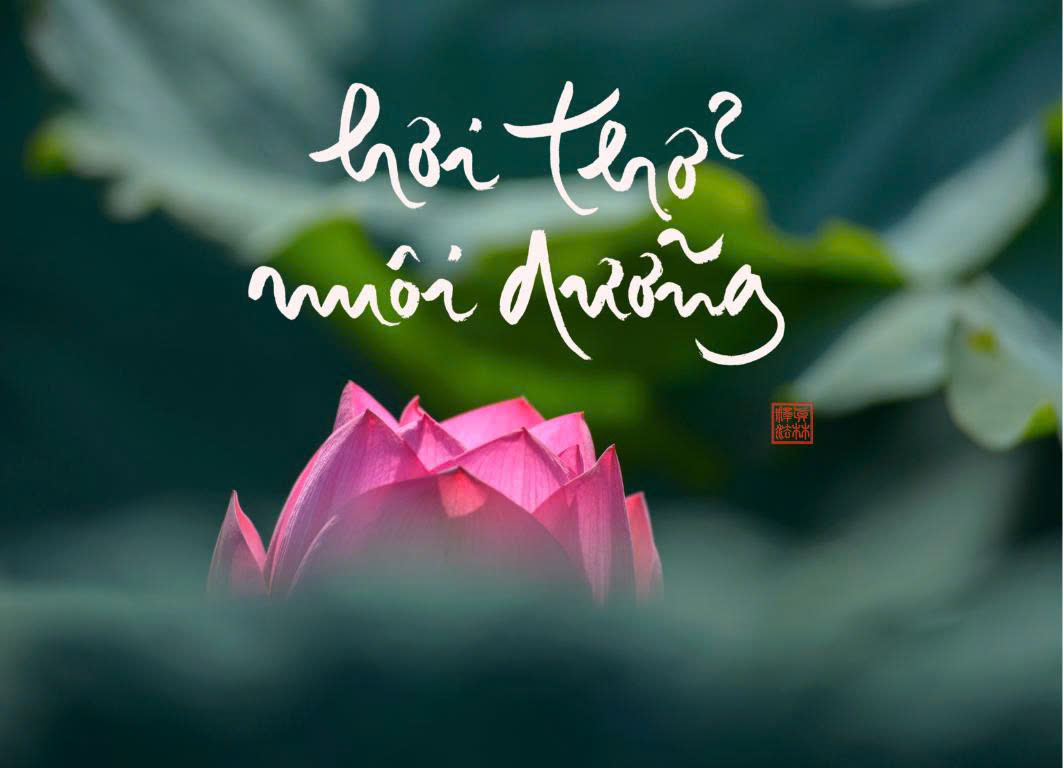 NAM CHÂM THƯ PHÁP DÁN TỦ LẠNH