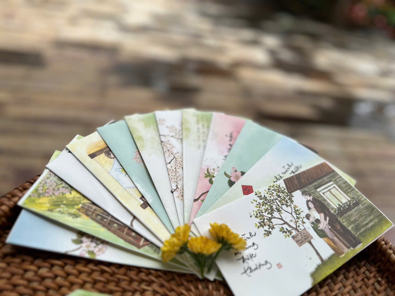 SET 12 BÌ LÌ XÌ / BAO THƯ