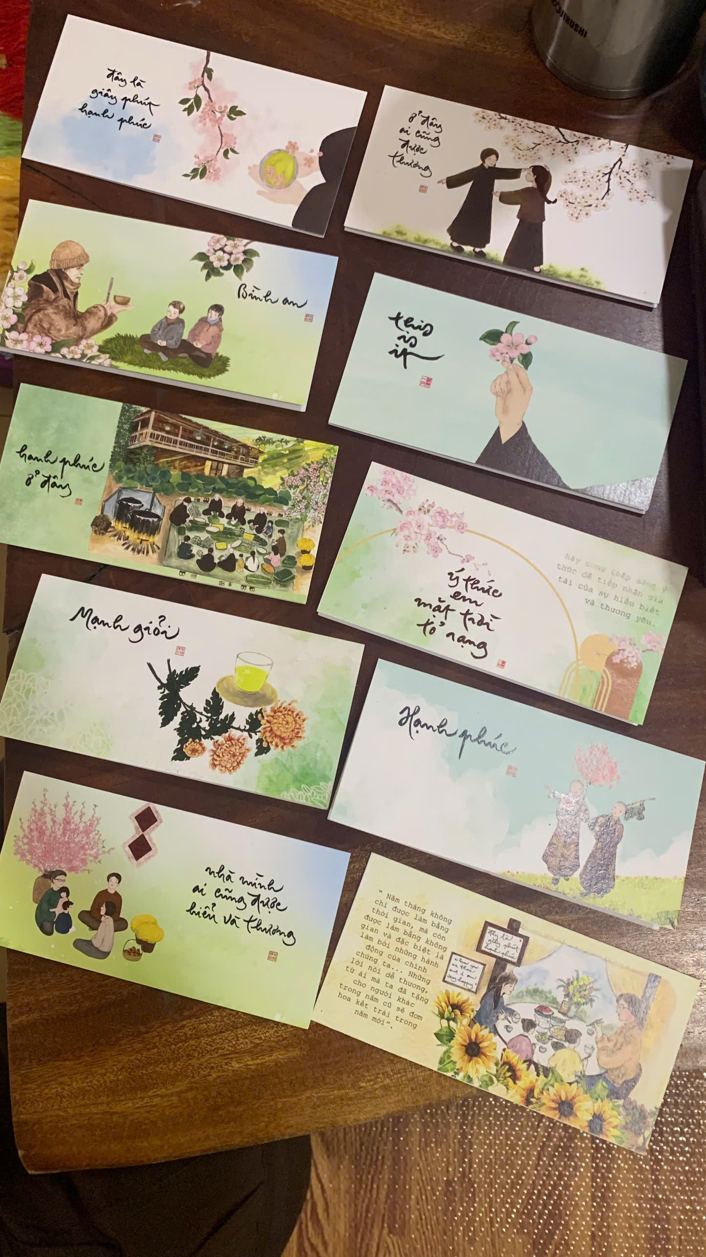 SET 12 BÌ LÌ XÌ / BAO THƯ