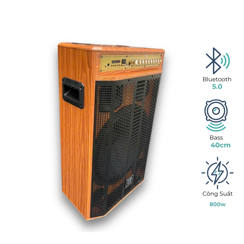 EV Acoustic | EV-418 | Loa Xách Tay Karaoke | Bass 40Cm | Công Suất 600W
