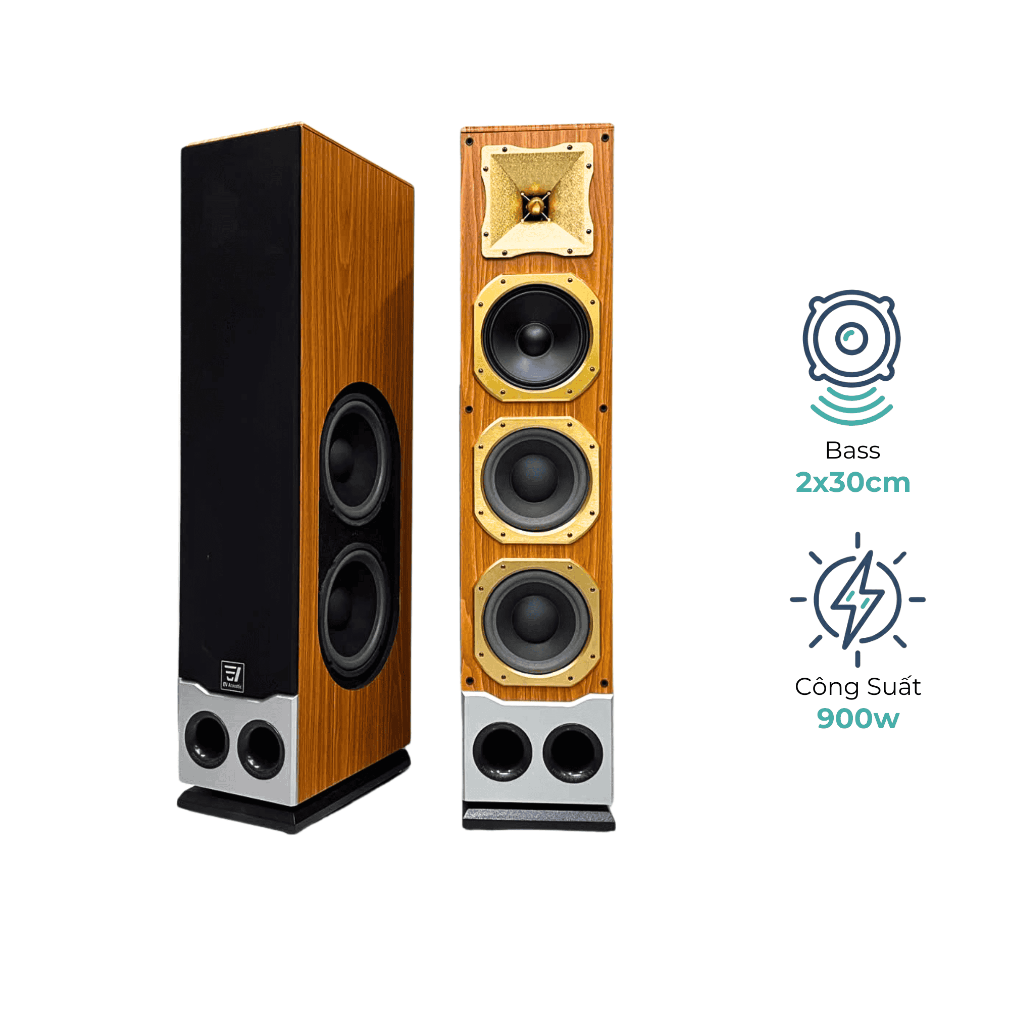 Loa Cây EV ACOUSTIC G933 – 3 Bass Mặt Kết Hợp Bass Hông 25cm, Âm Thanh Nổi 3D, Công Suất Lớn Nghe Nhạc & Karaoke Toàn Diện