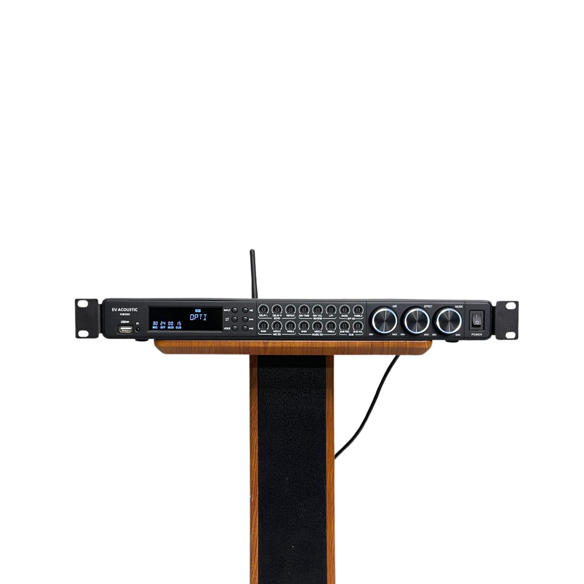 Vang Cơ Lai Số KM-580 | Chống Hú Tốt | Chỉnh Echo Reverb Mượt | Dễ Dùng Karaoke Gia Đình | Âm Thanh Sạch | EVACOUSTIC
