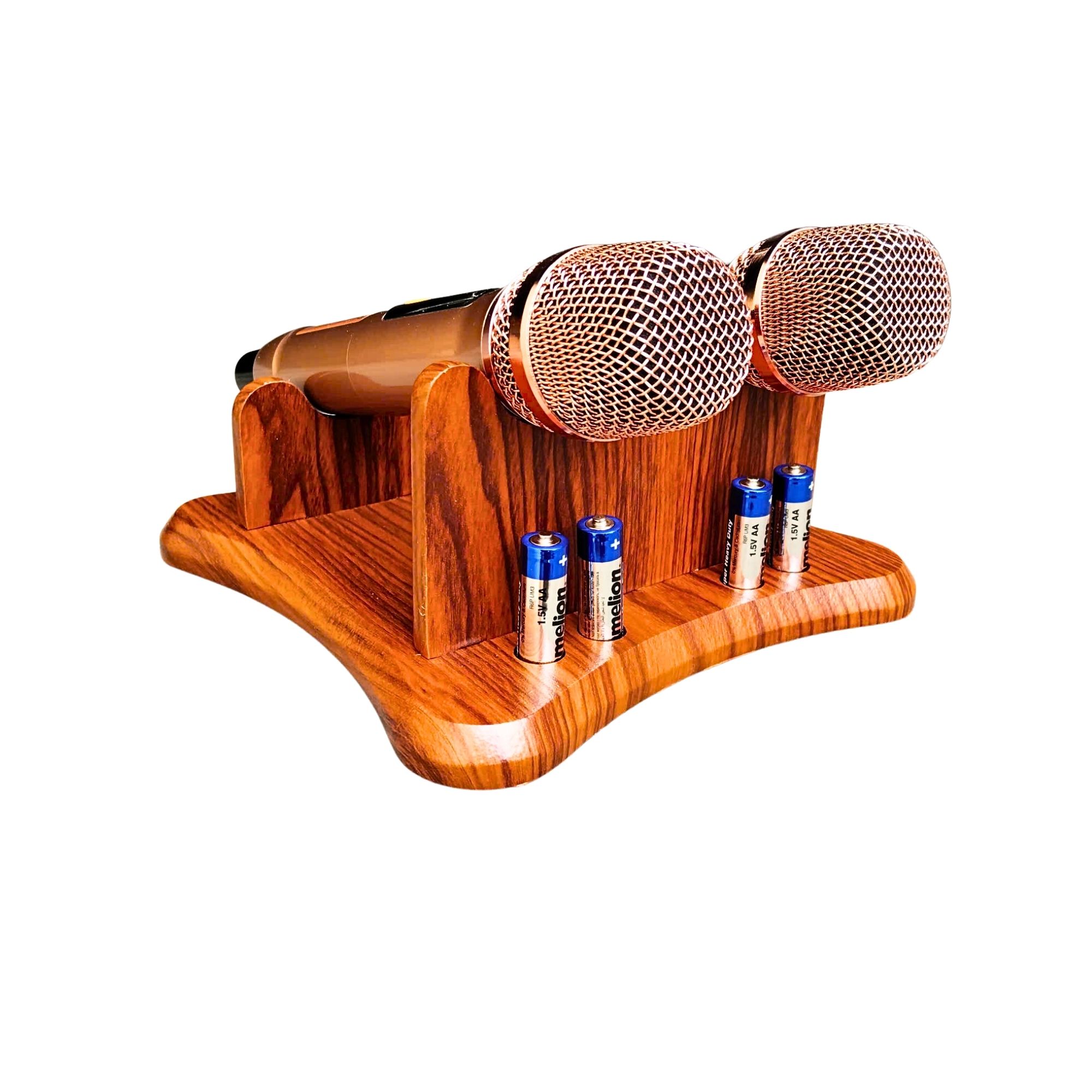 Kệ Micro Gỗ Vân Gỗ EV Acoustic | Giá Đỡ Micro Không Dây Karaoke | Phụ Kiện Dàn Âm Thanh Gia Đình Bền Đẹp