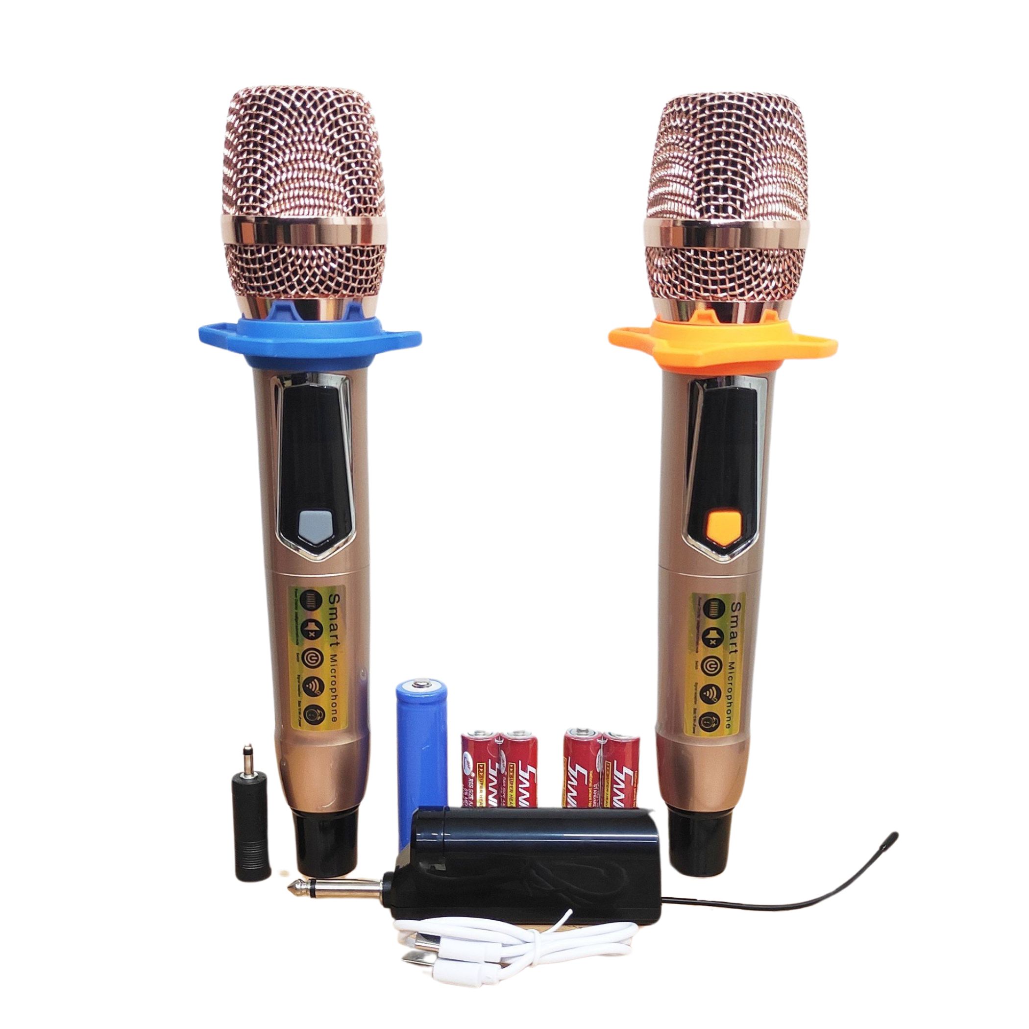 Micro Không Dây EV-550 | Vỏ Kim Loại Cao Cấp | Sóng Ổn Định | Hát Nhẹ Chống Hú | Micro Karaoke Đa Năng | EVACOUSTIC