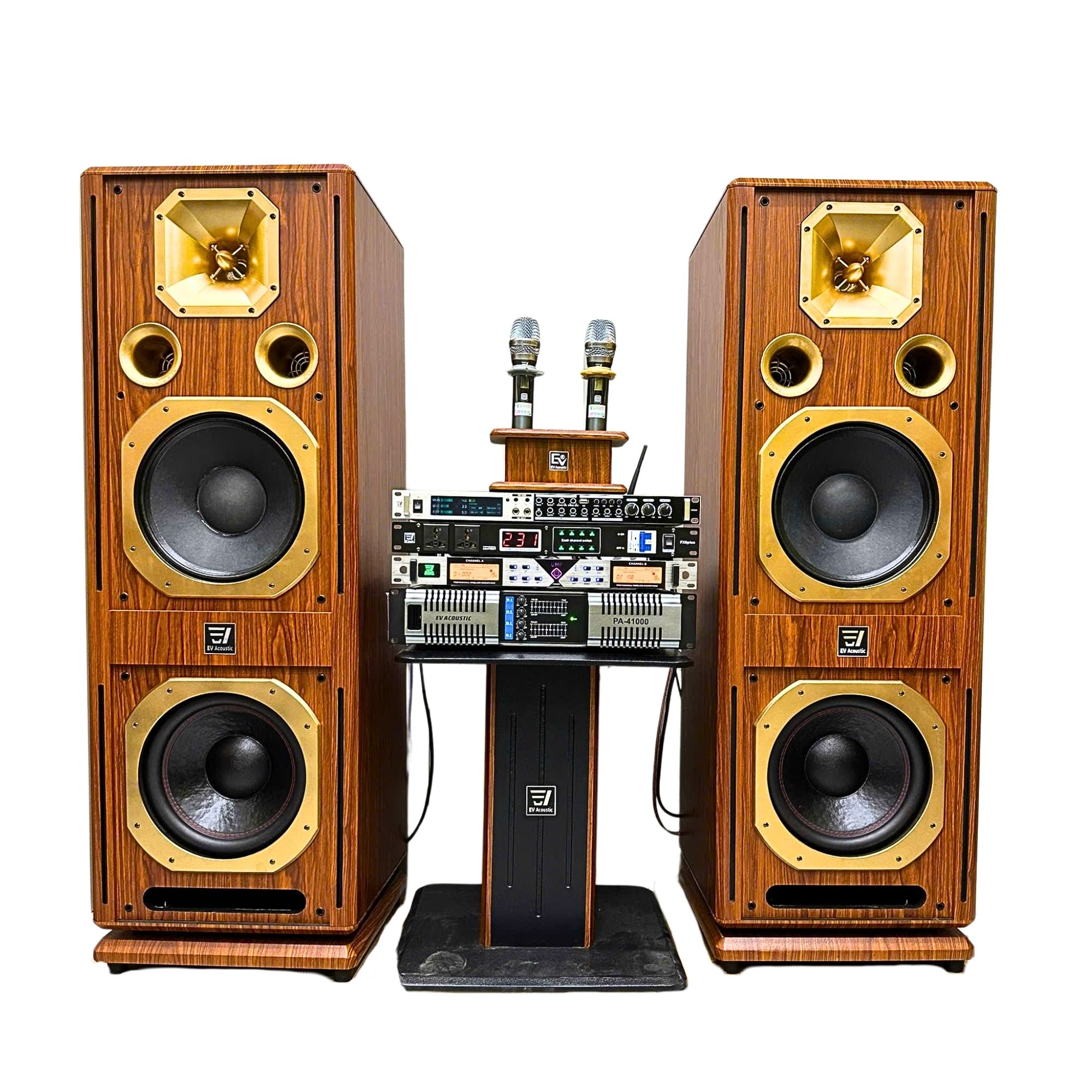 Bộ Dàn Âm Thanh EV ACOUSTIC T62 Luxury – Loa Cây Liền Sub, Karaoke, Nghe Nhạc, Xem Phim 3 Trong 1 Cao Cấp