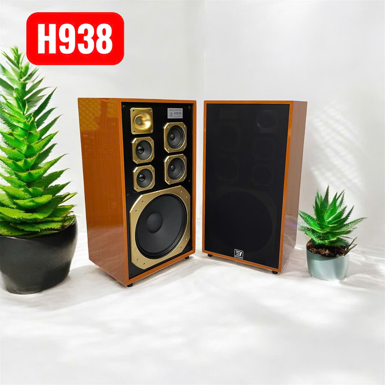 Loa Lửng EV ACOUSTIC H938 Bass 40cm – Âm Thanh Ngọt Ngào Nghe Nhạc Vàng, Bolero, Thùng Gỗ Sơn Piano Cao Cấp