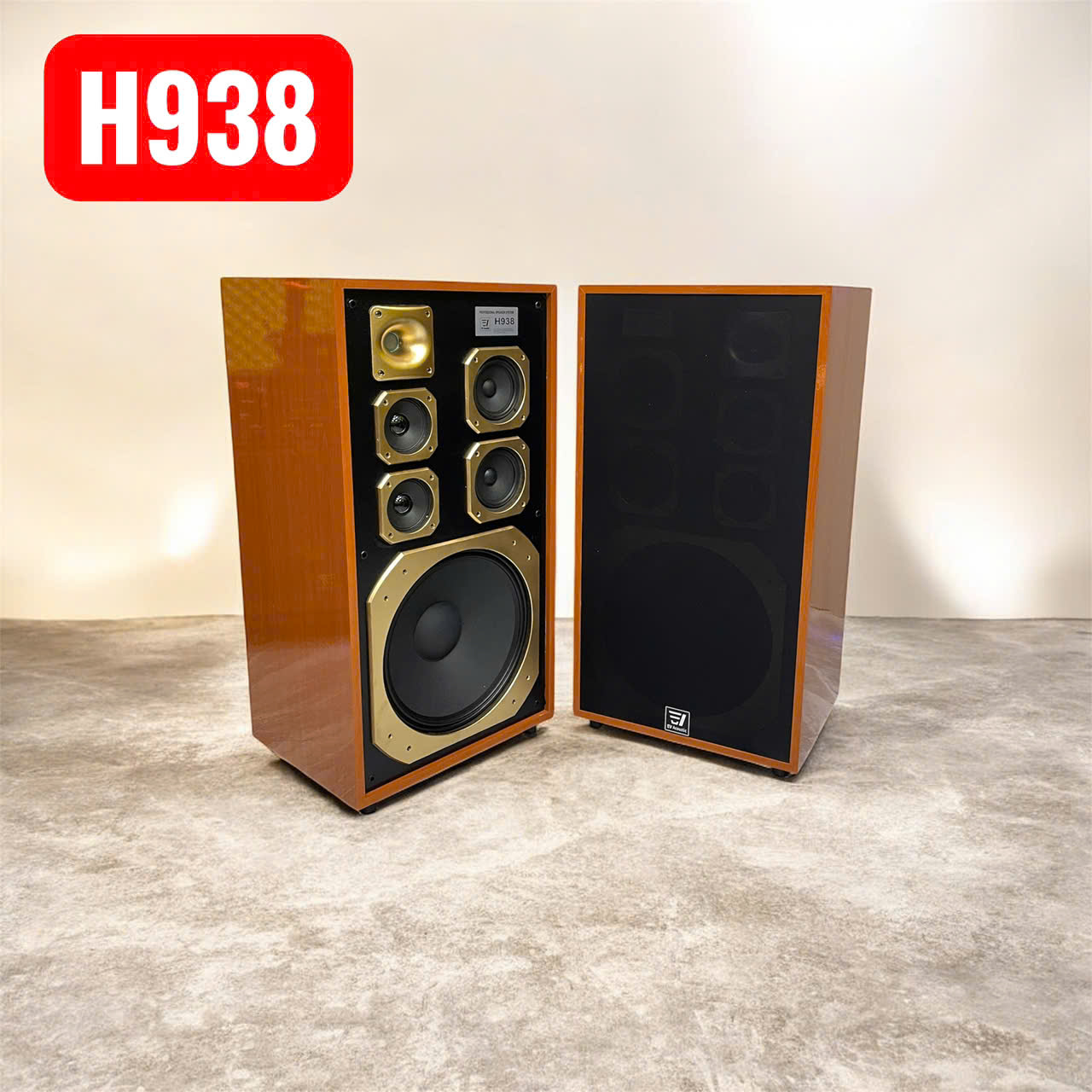 Loa Lửng EV ACOUSTIC H938 Bass 40cm – Âm Thanh Ngọt Ngào Nghe Nhạc Vàng, Bolero, Thùng Gỗ Sơn Piano Cao Cấp