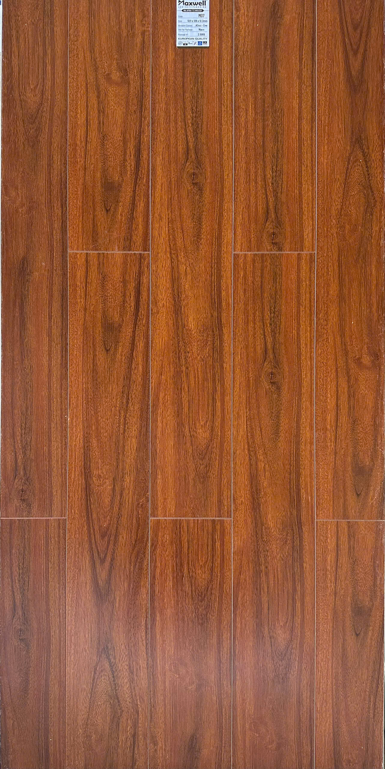 Sàn gỗ Maxwell M07 cốt nâu lát thẳng
