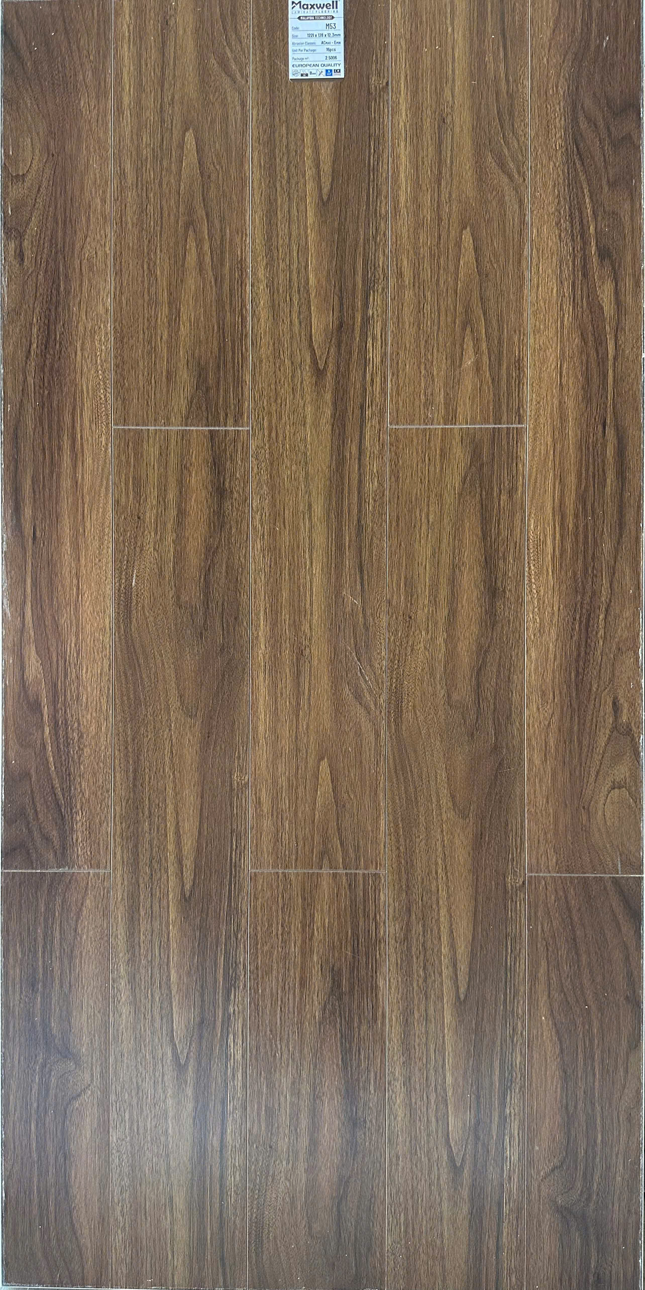 Sàn gỗ Maxwell M53 cốt nâu lát thẳng