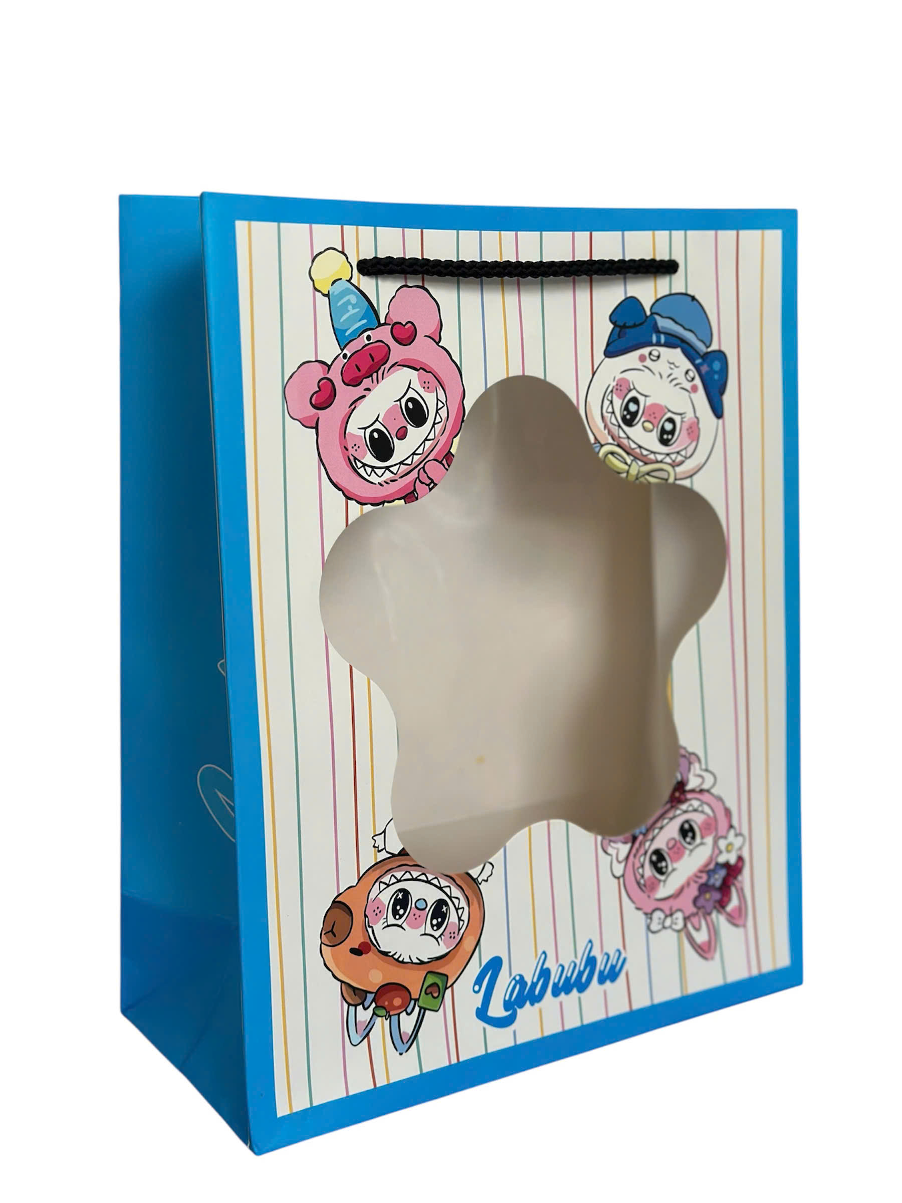 Túi Giấy Đựng Quà Bìa Kiếng Trong Suốt - Labubu