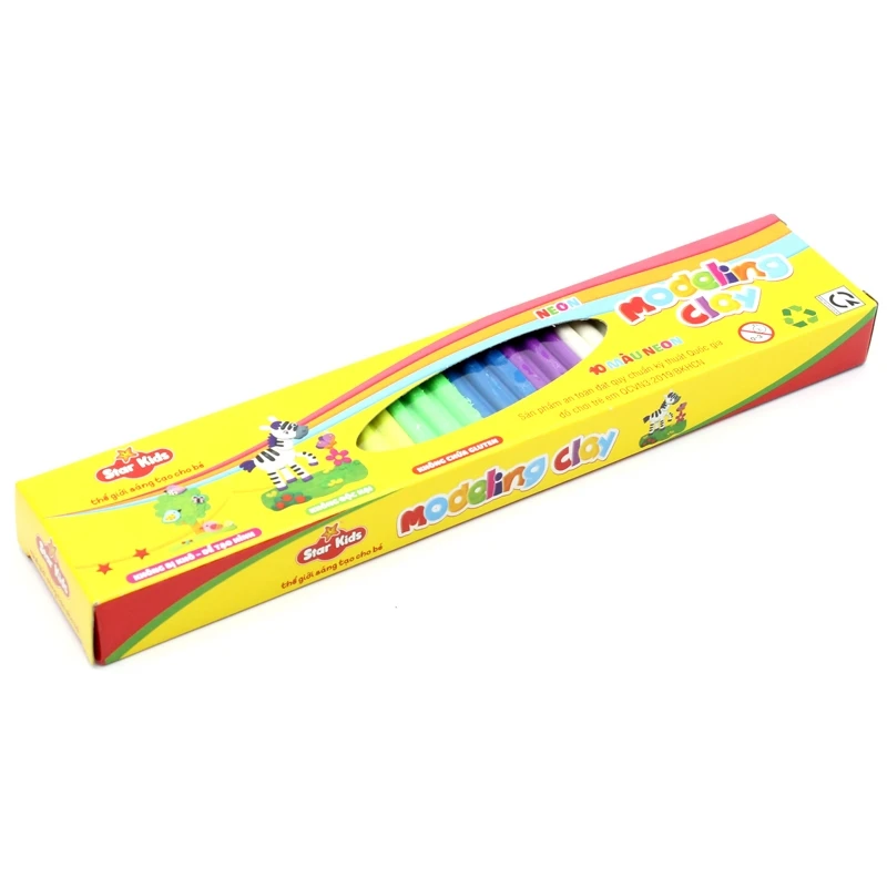 ĐẤT NẶN 10 MÀU 170G