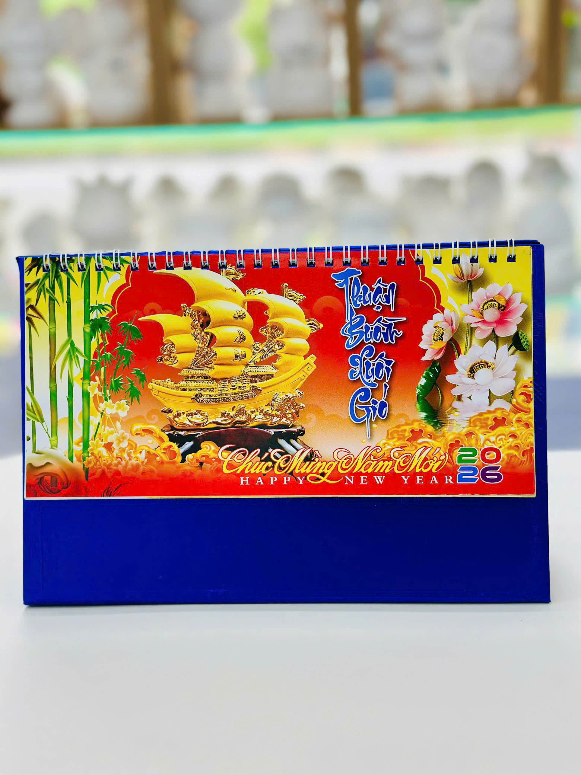 Lịch Để Bàn 2026 - Thiết Kế Sang Trọng, Quà Tặng Ý Nghĩa