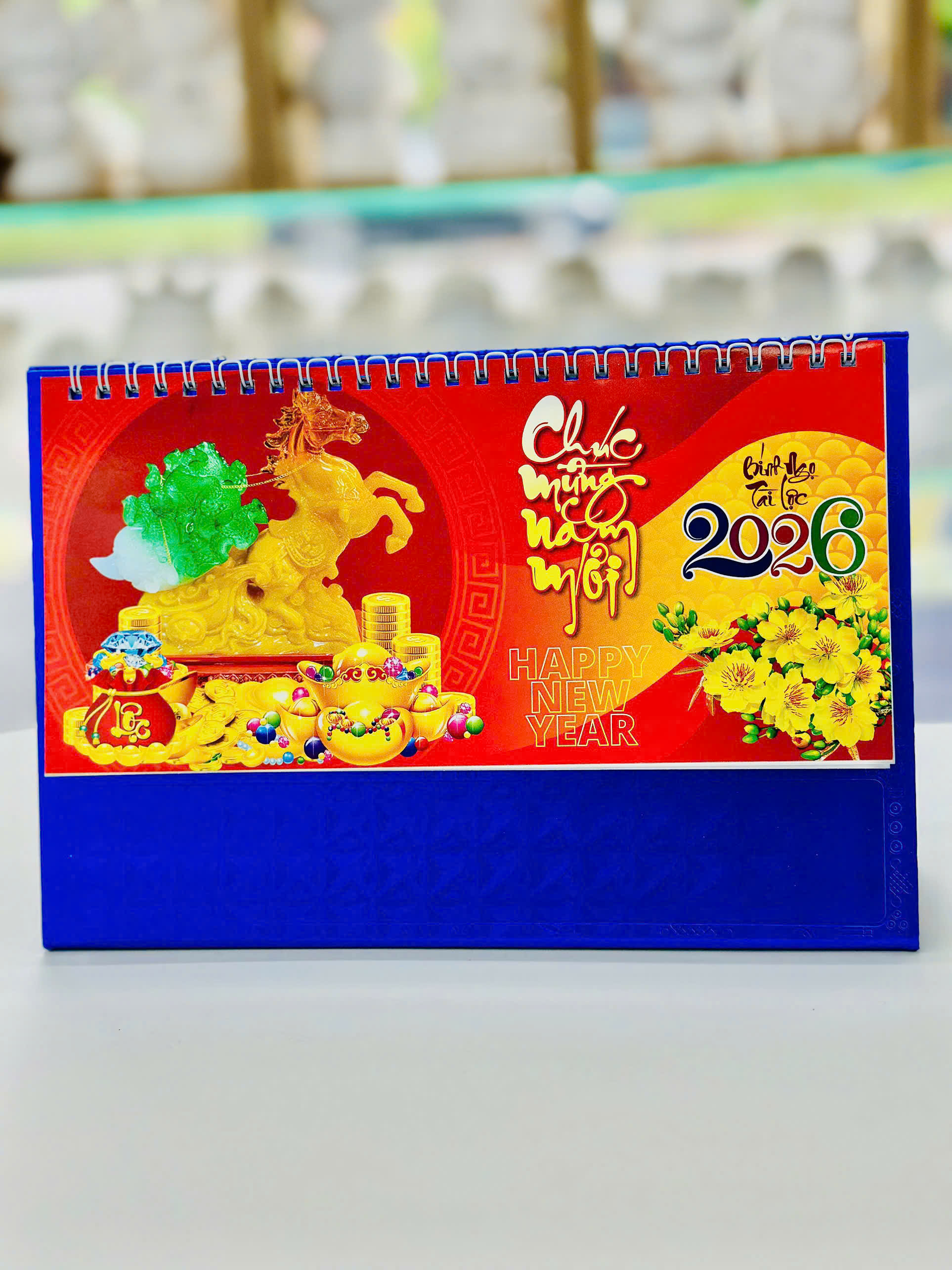 Lịch Để Bàn 2026 - Thiết Kế Sang Trọng, Quà Tặng Ý Nghĩa