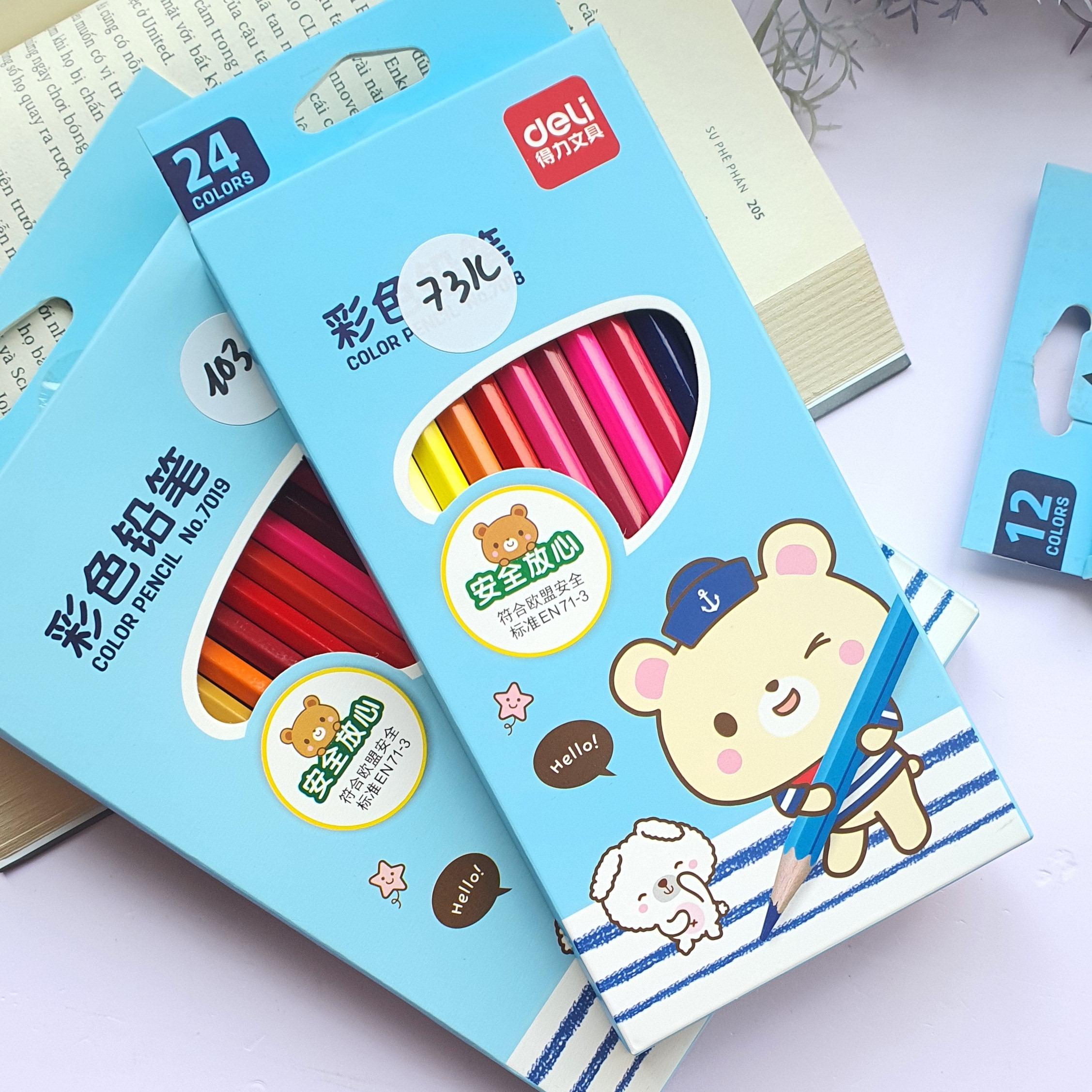 BÚT CHÌ MÀU DELI - COLOR PENCIL NO.7019 36 MÀU EN 71-3