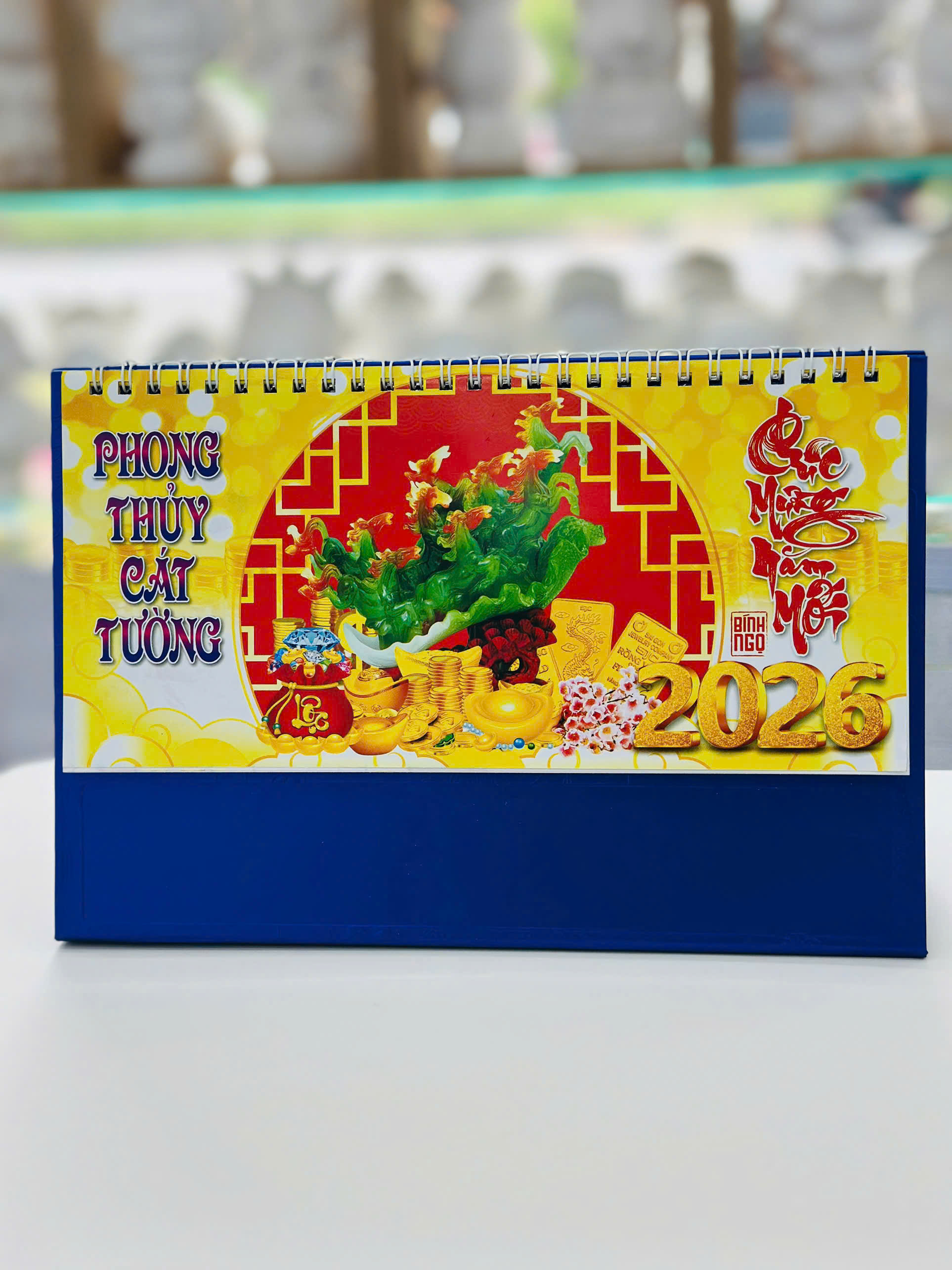 Lịch Để Bàn 2026 - Thiết Kế Sang Trọng, Quà Tặng Ý Nghĩa