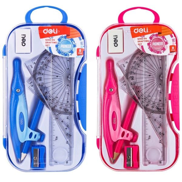 COMPA DELI G30204 PIONEER (COMPA ĐẦU BÚT CHÌ)