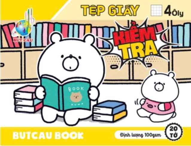 GIẤY KIỂM TRA 4 Ô LY - BÚT CẦU