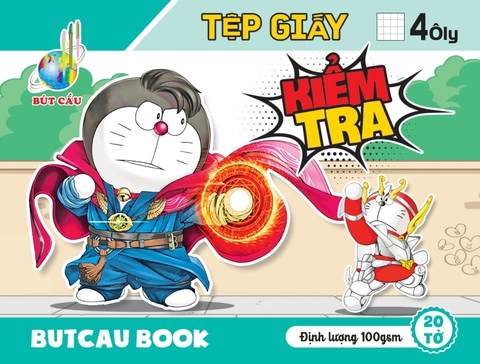 GIẤY KIỂM TRA 4 Ô LY - BÚT CẦU