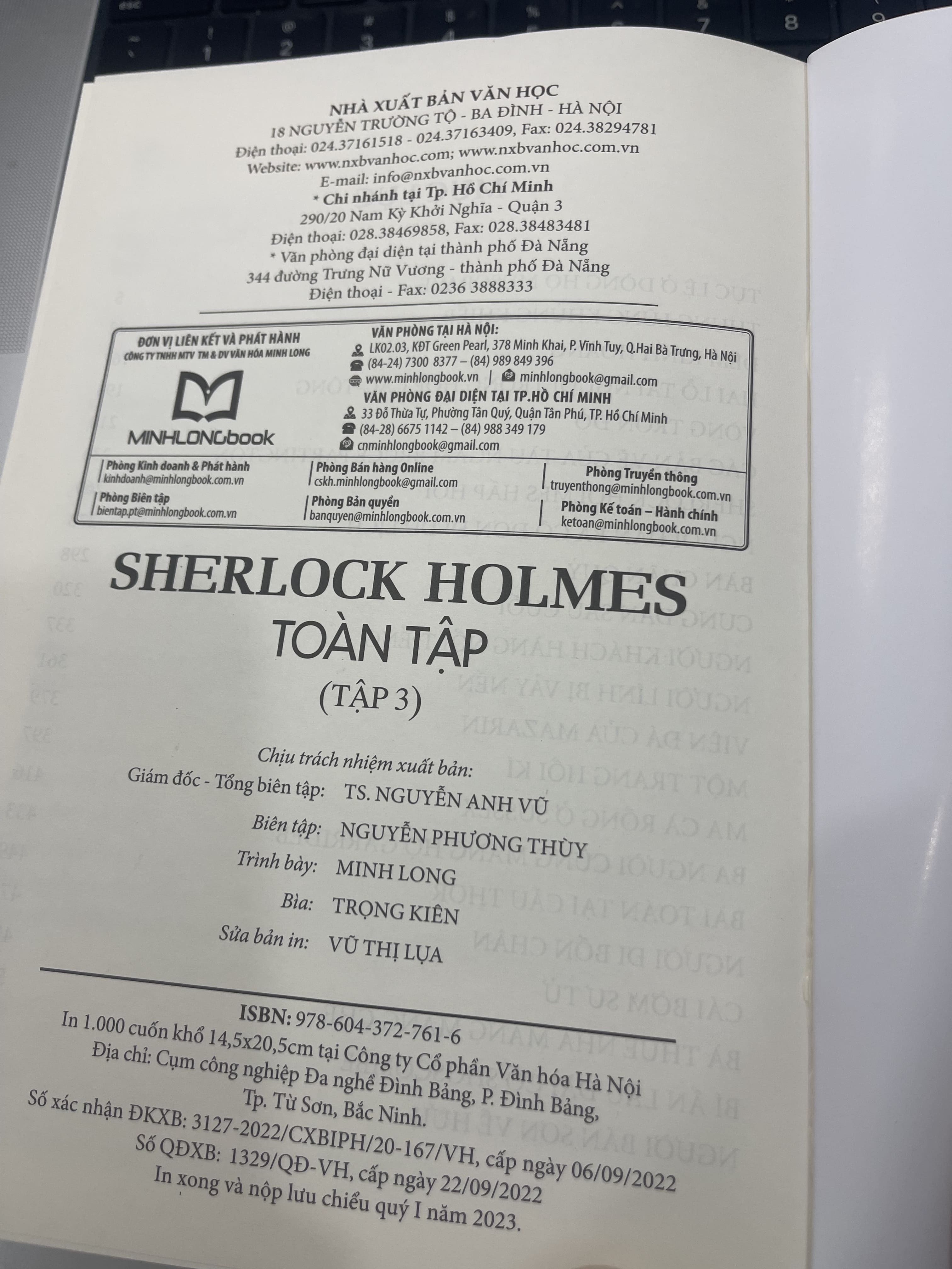 Sherlock Holmes Toàn Tập Bộ 3 Tập