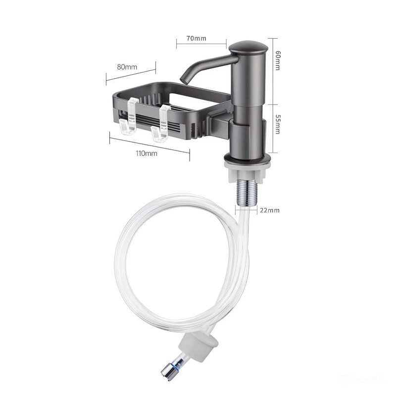 Bộ Vòi Bơm Nước Rửa Chén - Tích Hợp Khay & Dây Dẫn Nối Dài 1.2M