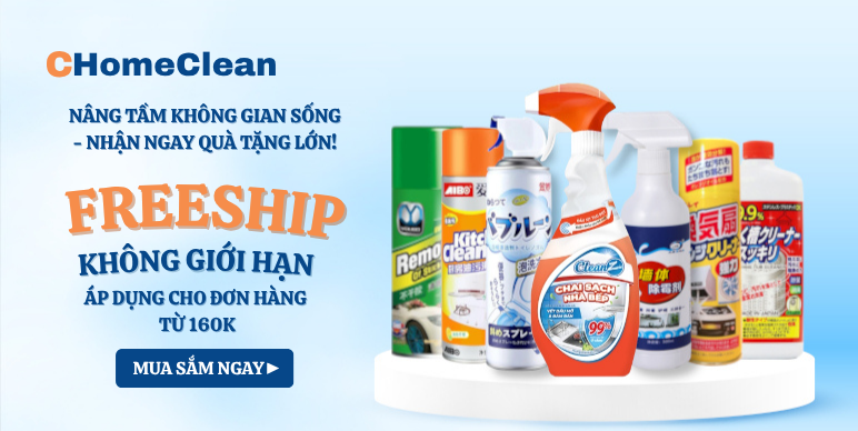 Dễ dàng vệ sinh nhà cửa cùng CHome Clean
