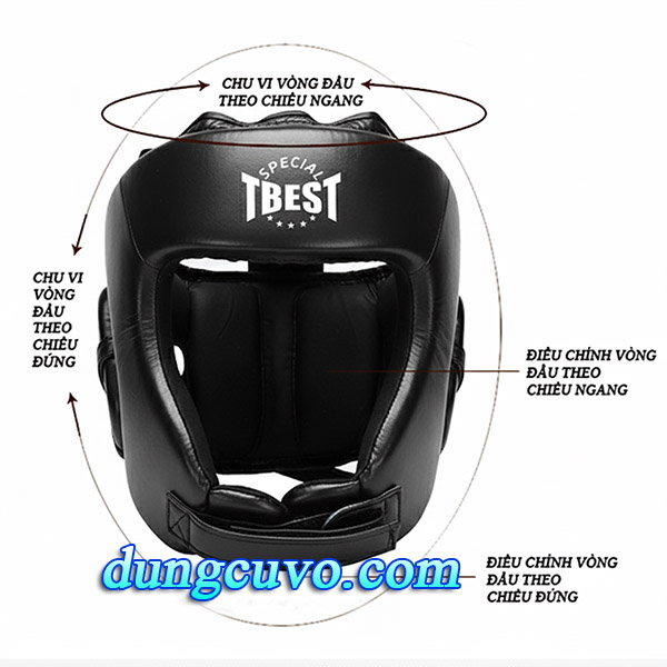 Nón Bảo Hộ Thi Đấu Võ Thuật TBEST - Bảo Vệ Đầu Thi Đấu An Toàn