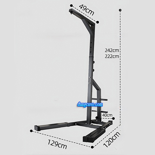 Giá Treo Bao Cát Chữ U Chịu Lực Cao Cấp – Không Khoan Tường, Chắc Chắn