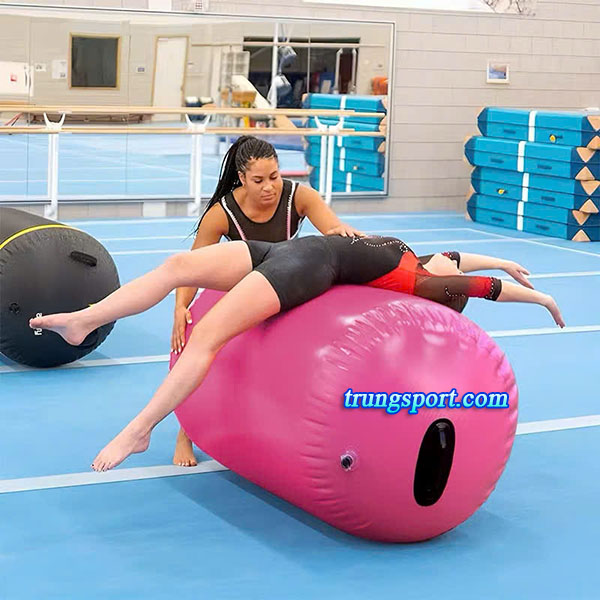 Con Lăn Tập Nhào Lộn Bơm Hơi Air Roller-Hỗ Trợ Tập Yoga Uốn Dẻo