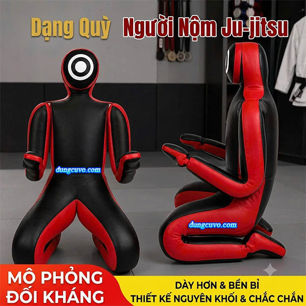 Con Nộm Vật MMA Jiu-Jitsu Dáng Quỳ Cao Cấp (110cm x 90cm) | Giá Tốt
