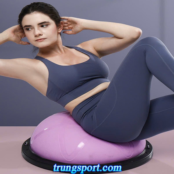 Bóng Bosu Nhỏ Đường Kính 46cm - Dụng Cụ Tập Thăng Bằng Tại Nhà