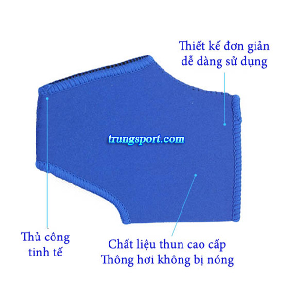 Băng Sơ Mi Cổ Chân Bảo Vệ Chống Lật, Thoáng Khí & Co Giãn