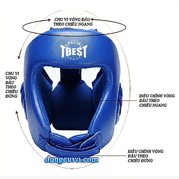 Nón Bảo Hộ Thi Đấu Võ Thuật TBEST - Bảo Vệ Đầu Thi Đấu An Toàn