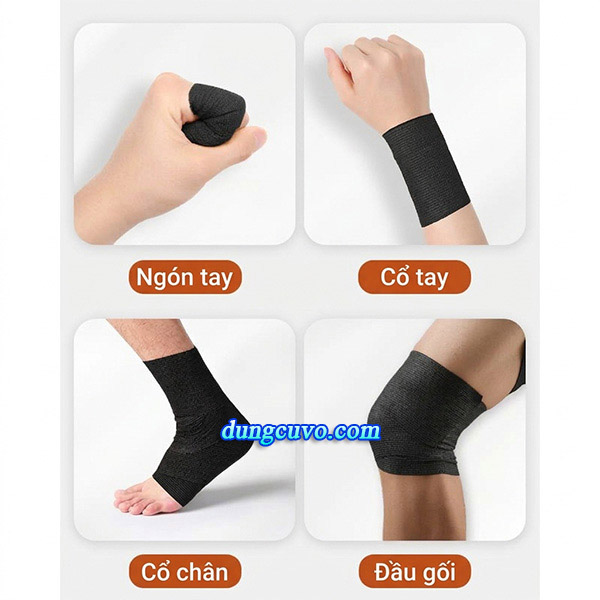 Băng Dán Thun Tự Dính (Cao Su Non) - Băng Quấn Cổ Chân Đá Bóng Giá Tốt