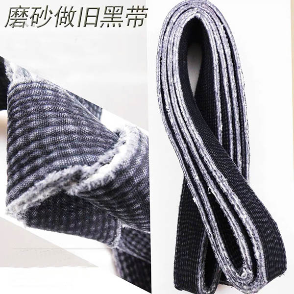 Đai Đen Bạc Màu Võ Thuật Phong Cách Cổ Điển (Bản 5cm) | Giá Sỉ & Lẻ