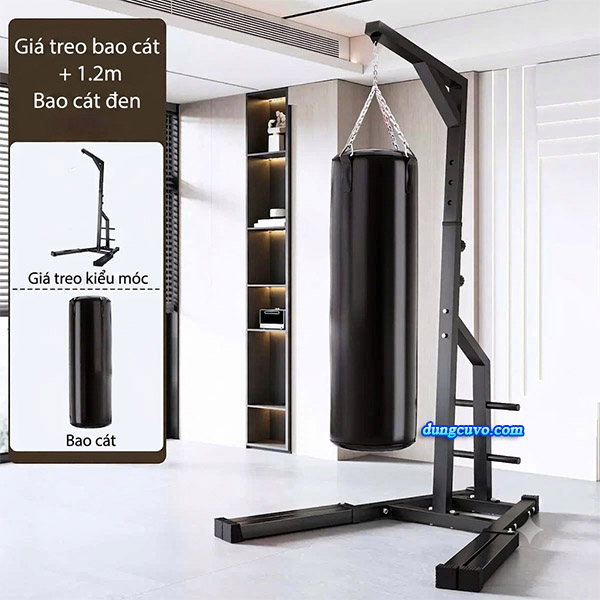Giá Treo Bao Cát Chữ U Chịu Lực Cao Cấp – Không Khoan Tường, Chắc Chắn