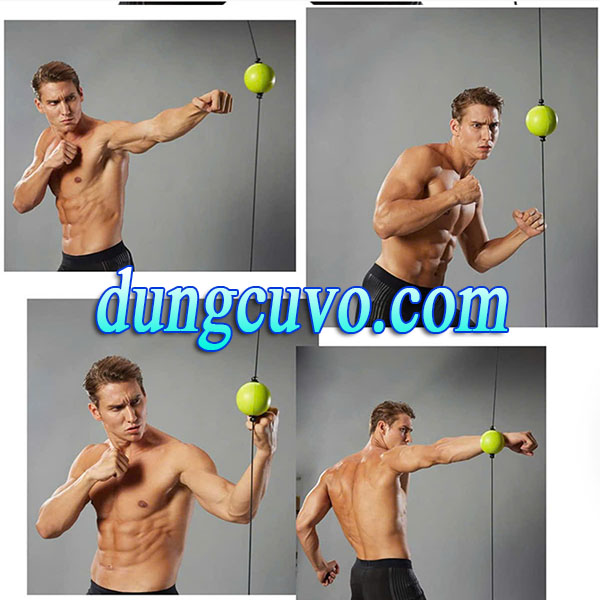 Bóng Tập Phản Xạ Mini TBEST 2 Đầu Thun - Giá Tốt Tại Trung Sport