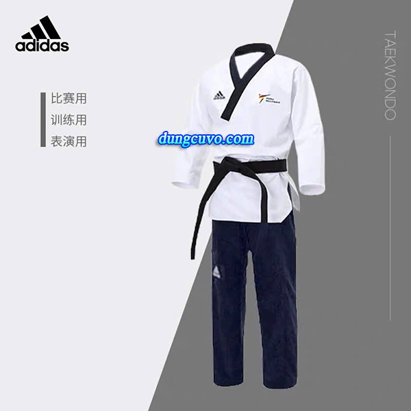 Võ Phục Quyền Taekwondo Adidas Chính Hãng – Chuẩn Thi Đấu Poomsae