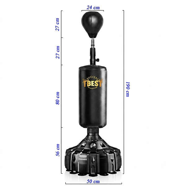 Bao Cát Đứng TBEST Cao Cấp 190cm Tích Hợp Bóng Phản Xạ – Giá Tốt
