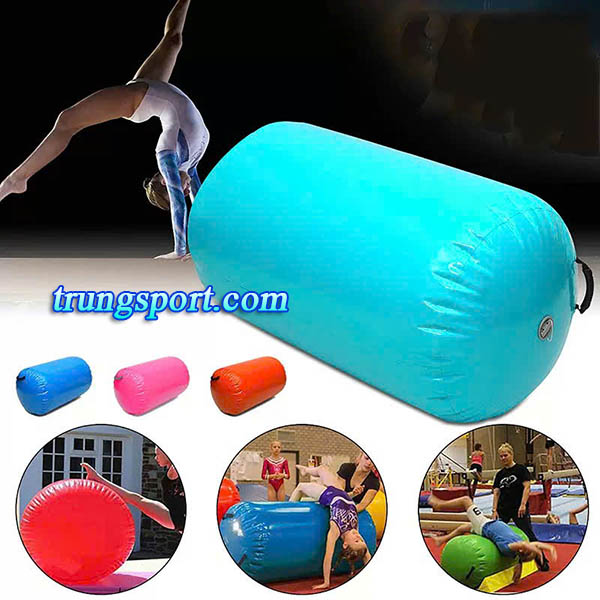Con Lăn Tập Nhào Lộn Bơm Hơi Air Roller-Hỗ Trợ Tập Yoga Uốn Dẻo