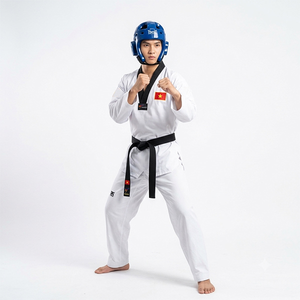 Nón Taekwondo TBEST Cao Cấp – Mũ Bảo Hộ Thi Đấu & Tập Luyện