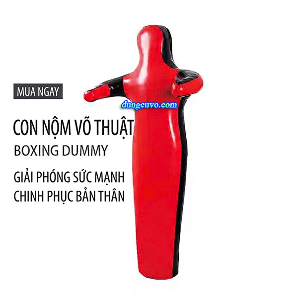 Con Nộm Tập Võ Da PU Chống Rách Cao Cấp (120cm-170cm) | Giá Tốt