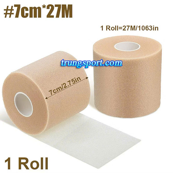 Băng Mút Lót Thể Thao 7cm x 27m - Băng Lót Chống Dị Ứng Keo Cao Cấp